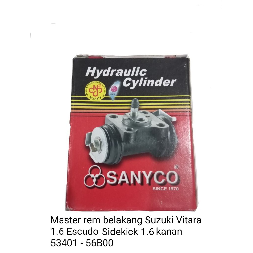 Master Rem Belakang Vitara Escudo Sidekick 1.6 Sanyco 53401-56B00/53402-56B00