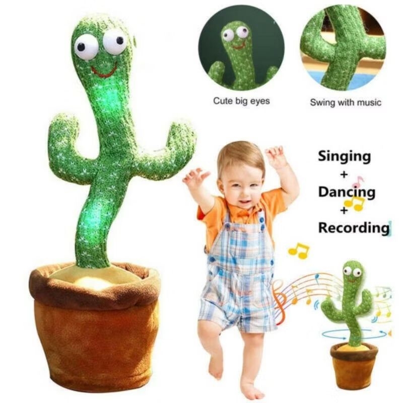 A1 Boneka Kaktus menari nyanyi rekam | kaktus dance | kaktus musik | cactus sing dance |  MAINAN  An
