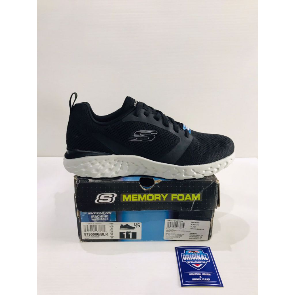 BIG SALE SKECHERS DOWDLE [8790086] ORIGINAL SEPATU PRIA/RUNNING/LARI/SNEAKERS