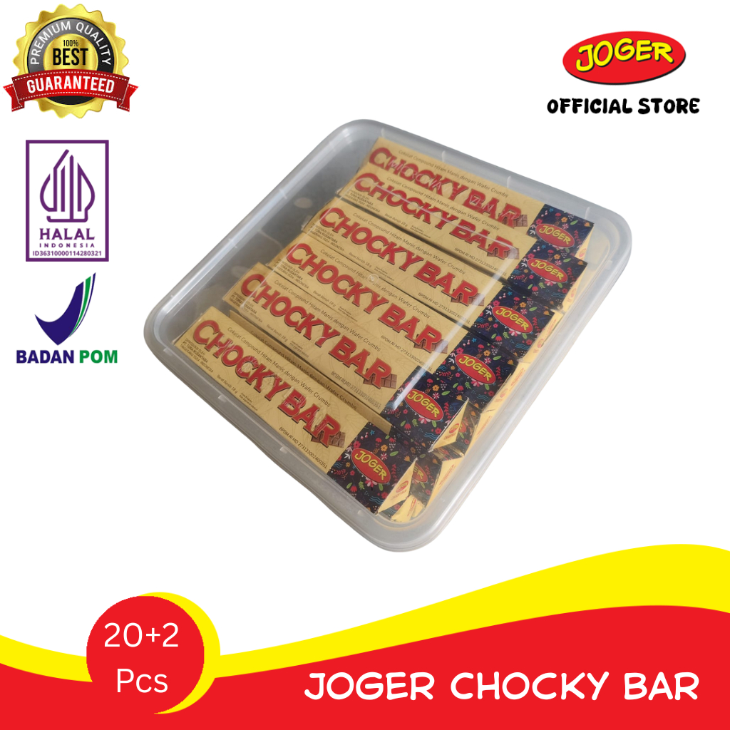 Joger Chocky Bar Chocolate Crumbs Bigger