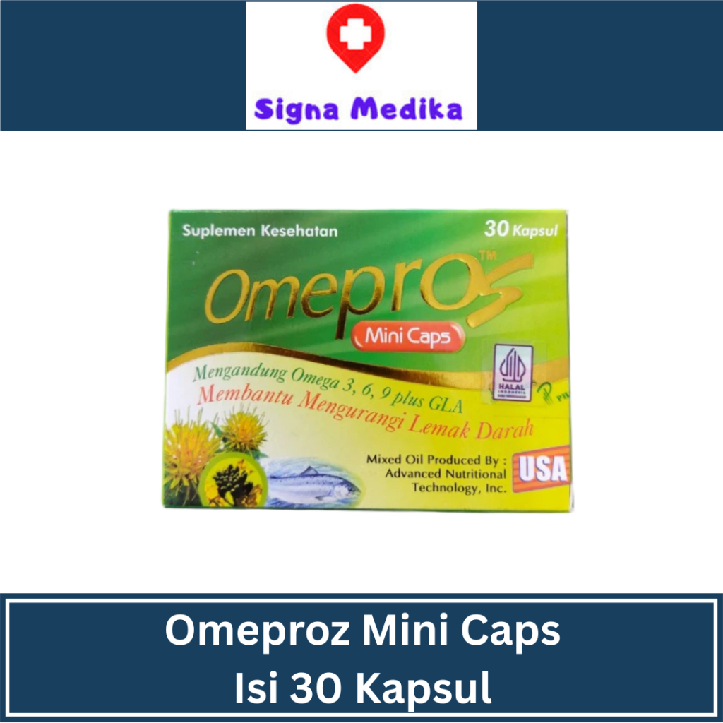 Omepros Mini Caps 30 Kapsul
