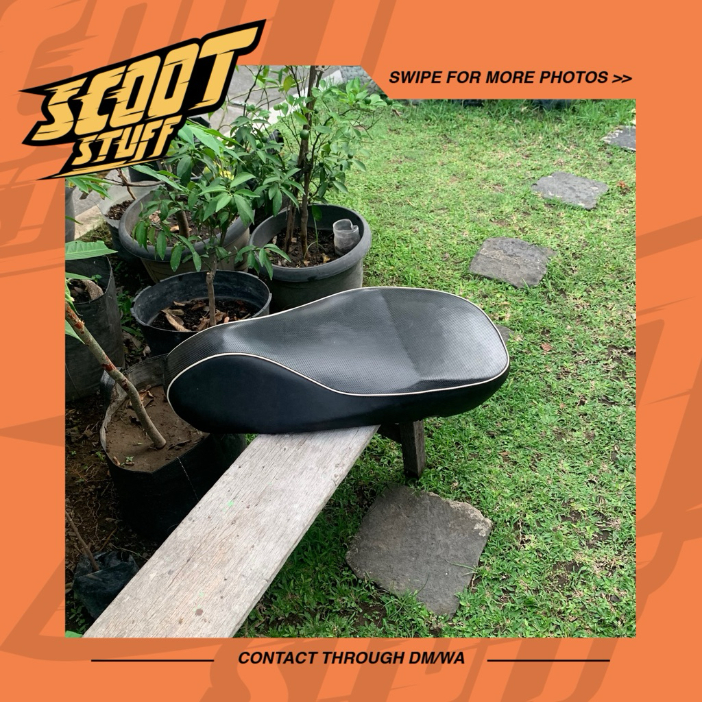 Jok Double Seat Vespa Sprint Primavera Iget Original Piaggio