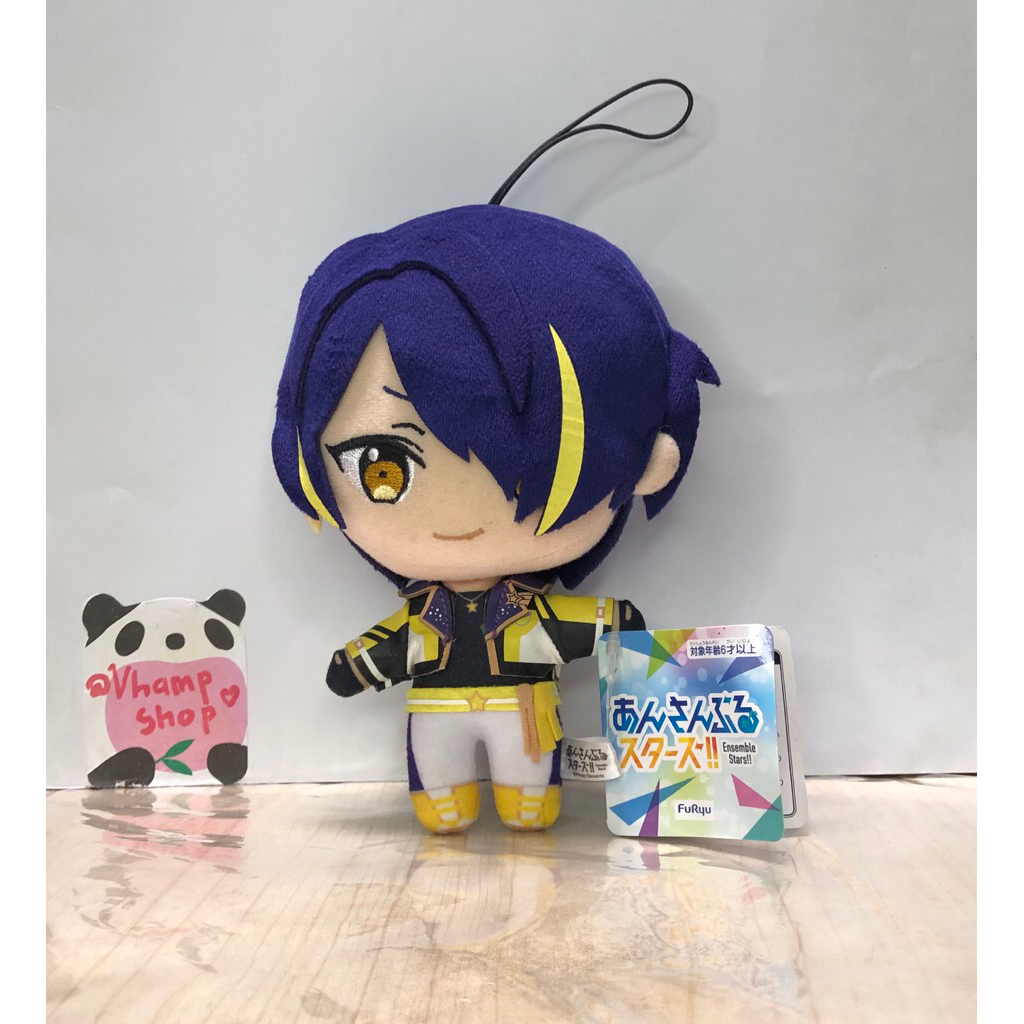 Ensamble Stars Chiaki, Hajime Shino, Tsukasa Nuigurumi Omanju Plush Furyu official merch keychain an