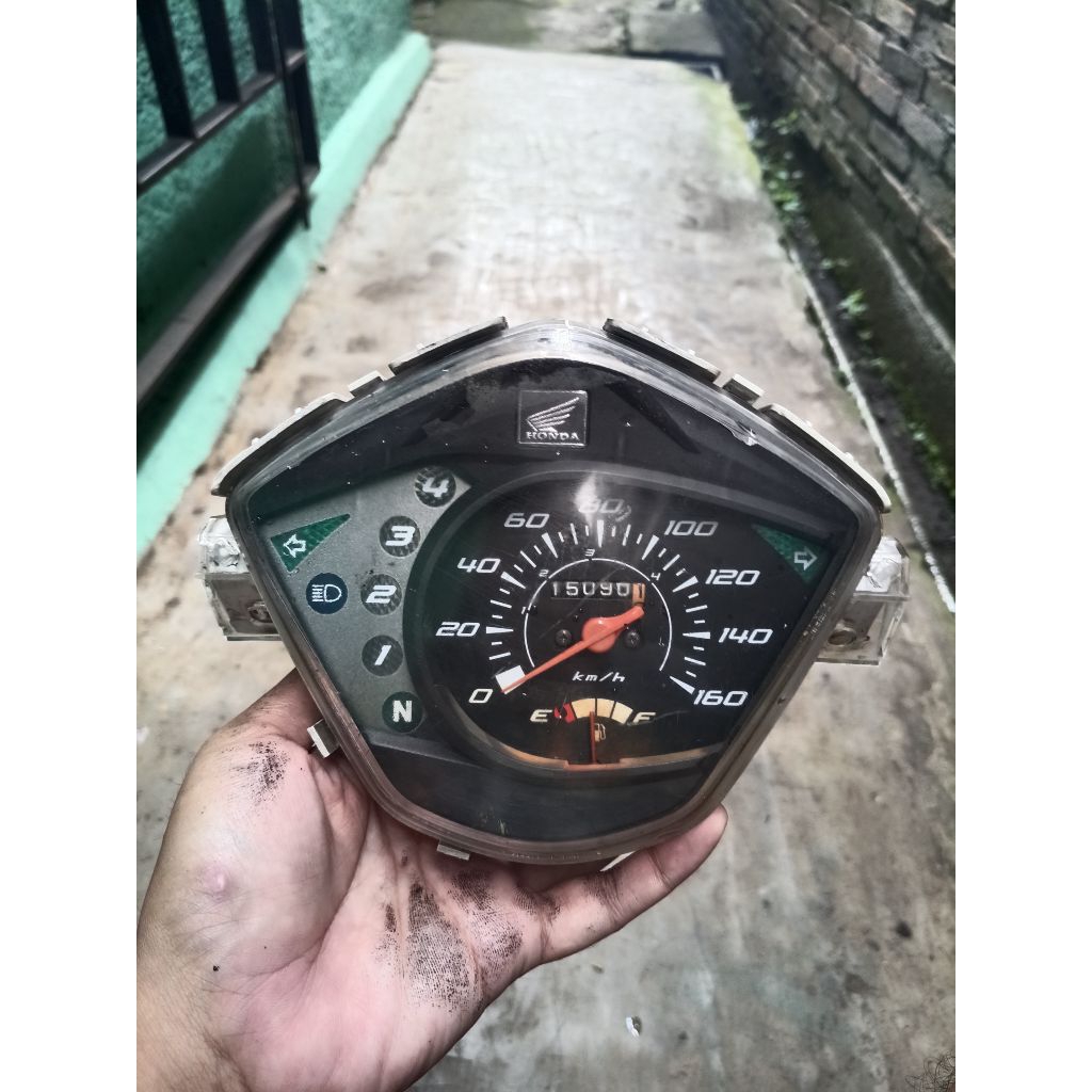 Speedometer kilometer honda absolute revo tanla kabel original 2nd lepasan motor