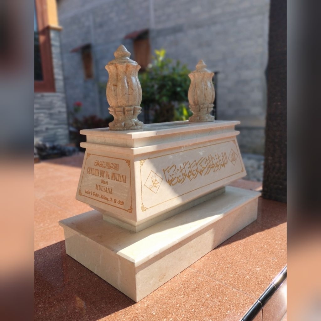 Kijing Makam Anak / Bayi Full Ukir Kaligrafi Kwalitas Terbaik ( bisa custom )