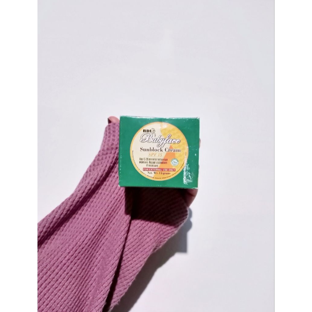P❤ RDL Babyface Sunblock Cream SPF 15