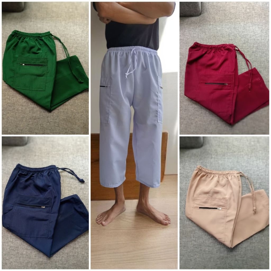 Celana Pangsi Sirwal Pendek 3/4 Cingkrang /Celana Pendek Pria