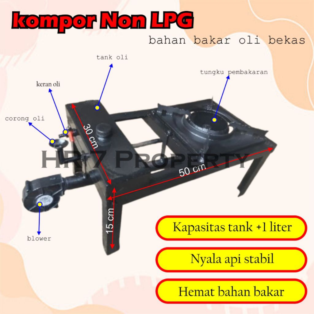 KOMPOR BLOWER BAHAN BAKAR OLI BEKAS