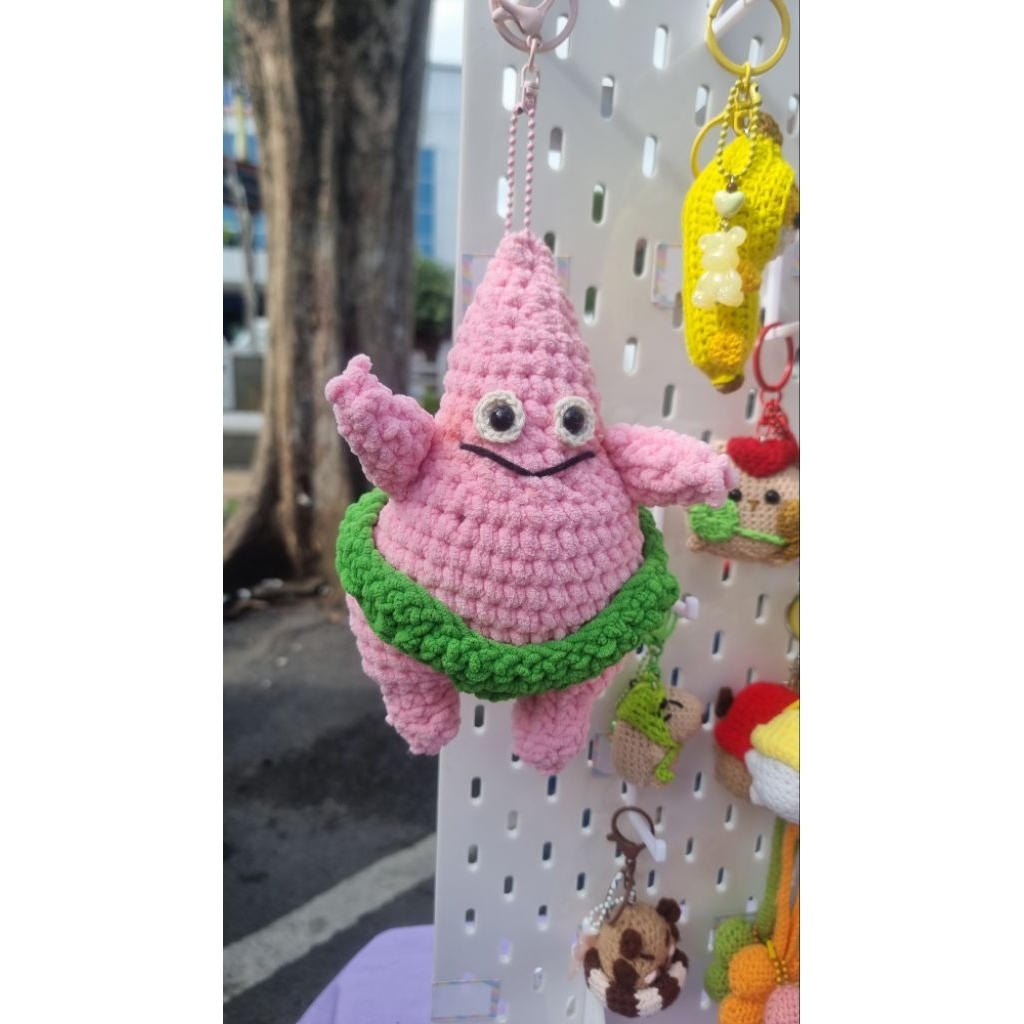 Patrick Star Crochet Doll | Boneka Rajut Patrick Star