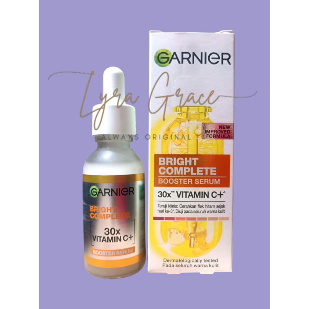 Garnier Bright Complete Booster Serum 30x Vitamin C++ Garnier Serum Bright Complete 30ml Garnier Ser