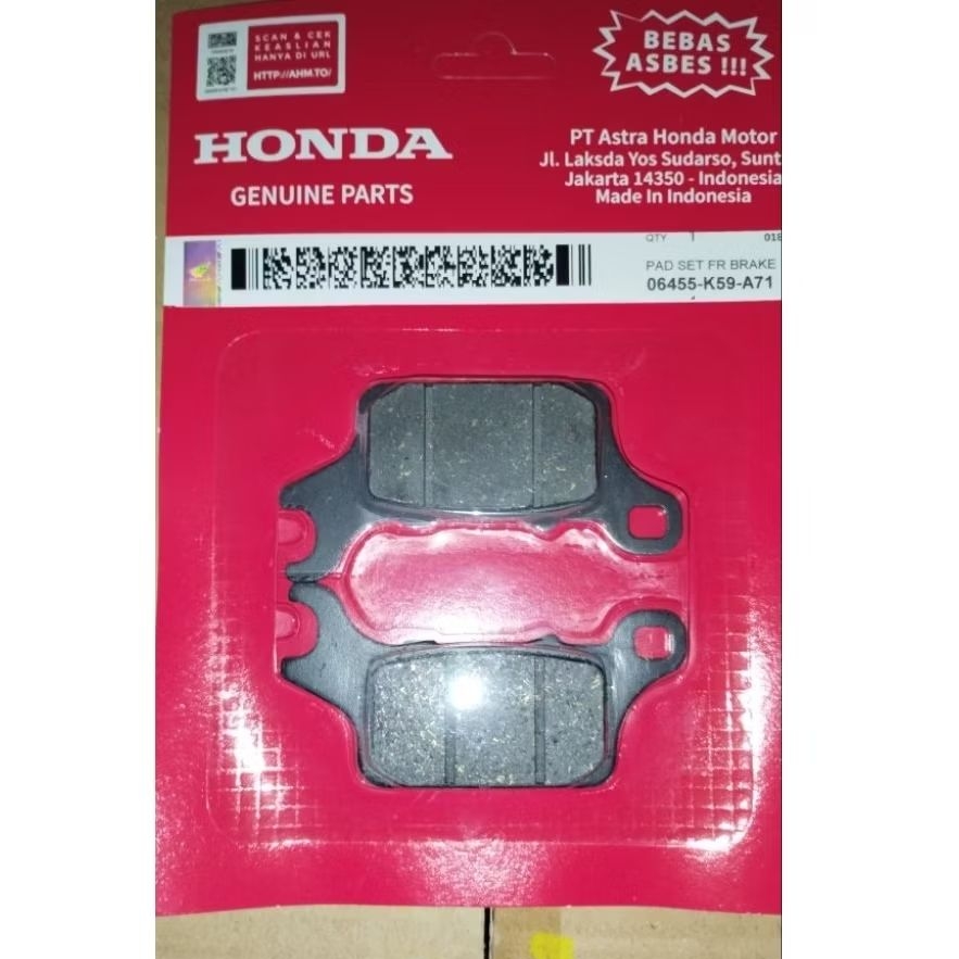 Kampas Rem Depan Vario 150 Ori