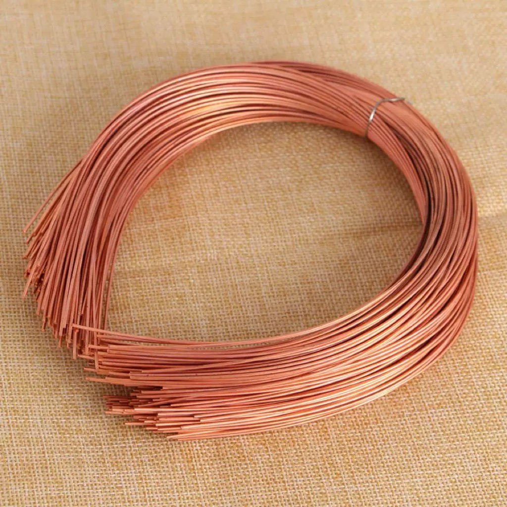 5pcs Kawat Besi Bando Warna Rosegold Bahan Tembaga Kuat