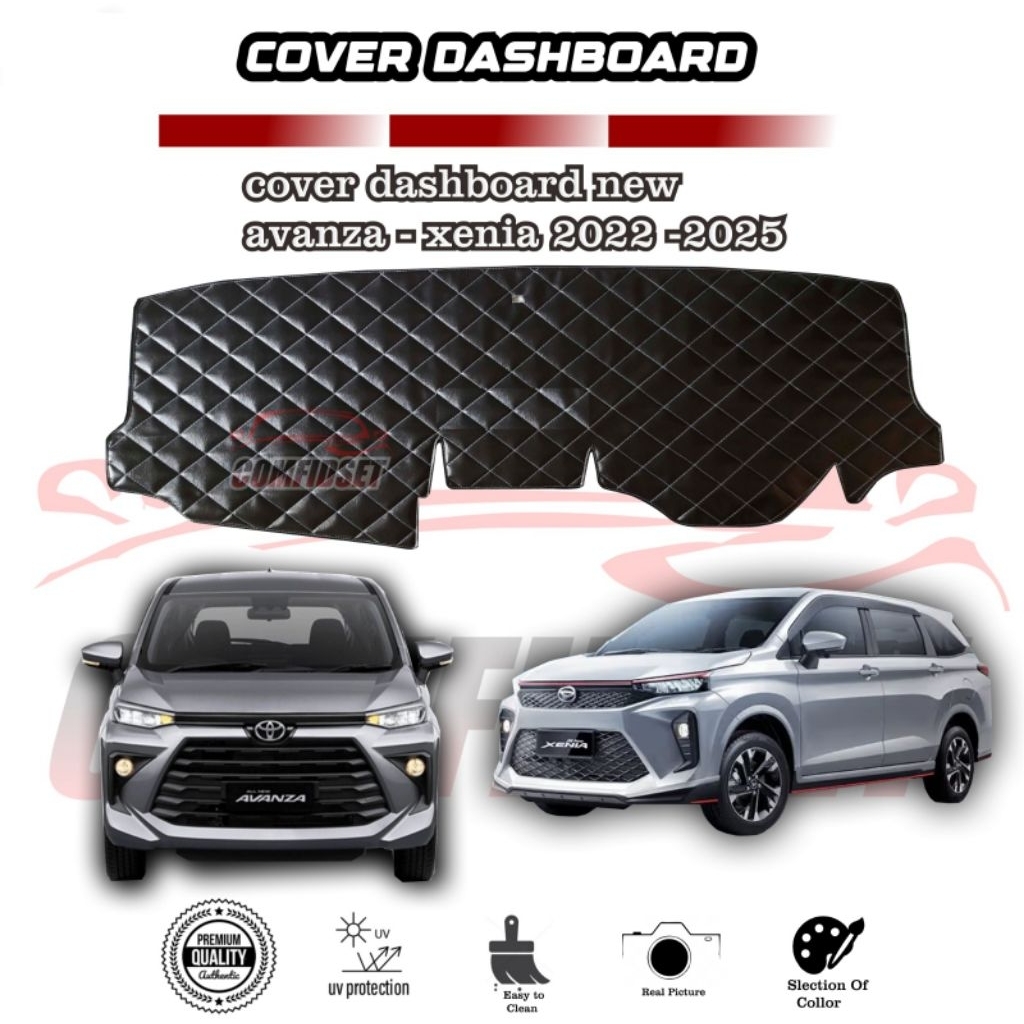 Cover Alas Dashboard New VELOZ 2022 Toyota Mobil Pelindung Dasbor Kulit Variasi Aksesoris Interior