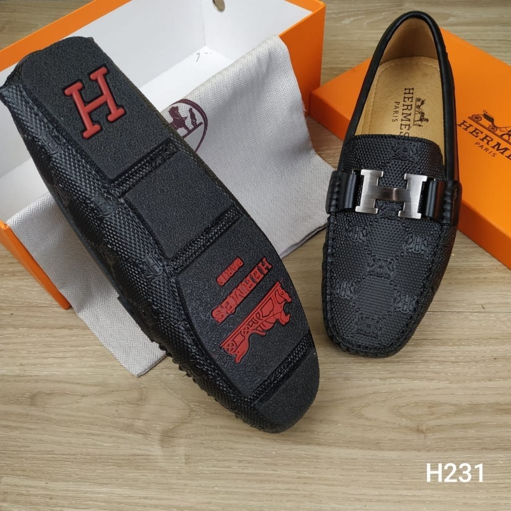 sepatu kulit kerja pria H3RM3S