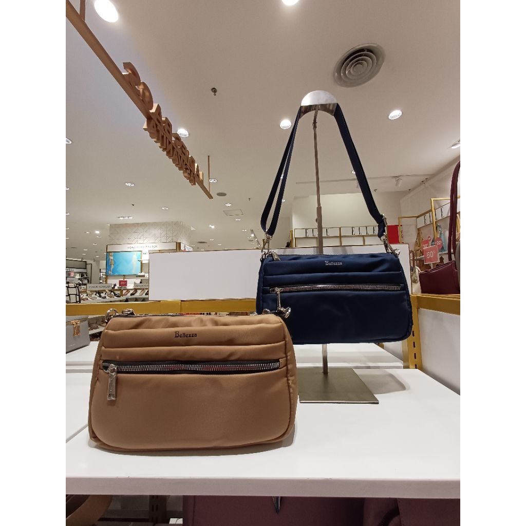 Tas Slingbag Wanita BELLEZZA Yz2420293 Original Depstore Mall Ori Tas Selempang Sling Bag Parasut Ni