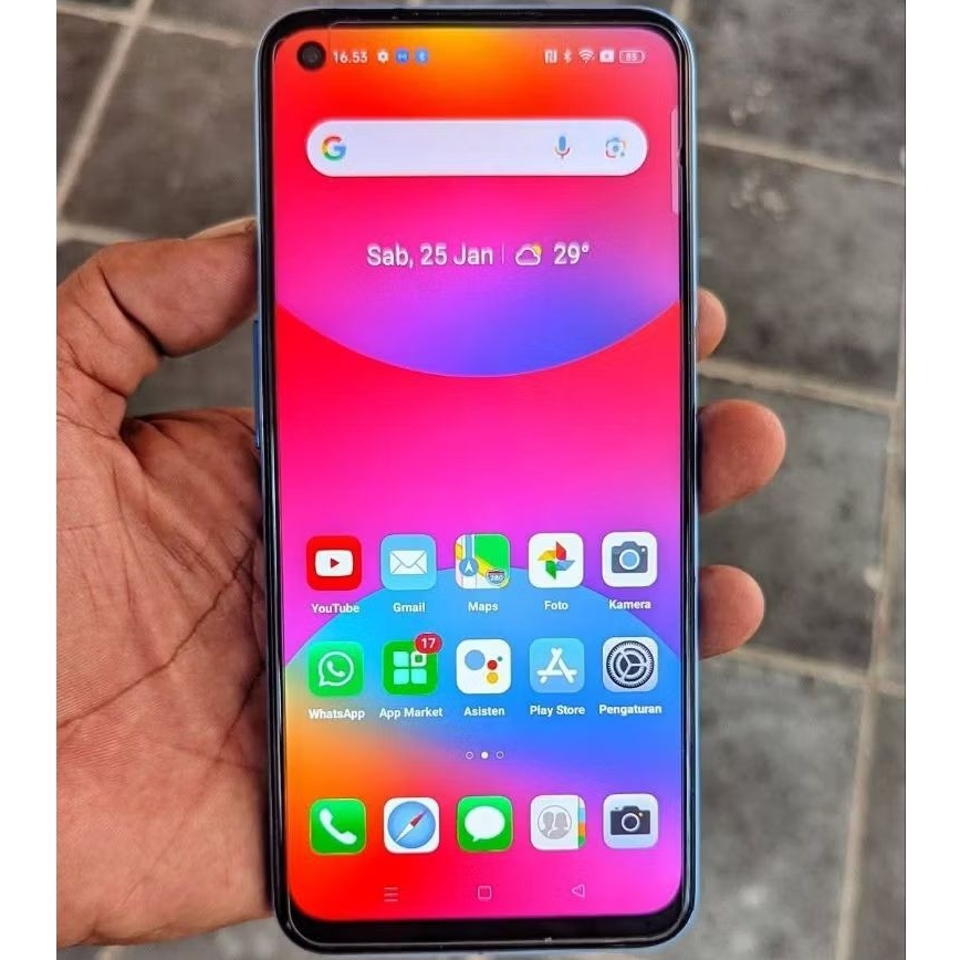 LCD Ori Asli Copotan Realme 8 5G Rmx 3241 Fullset Touchscreen