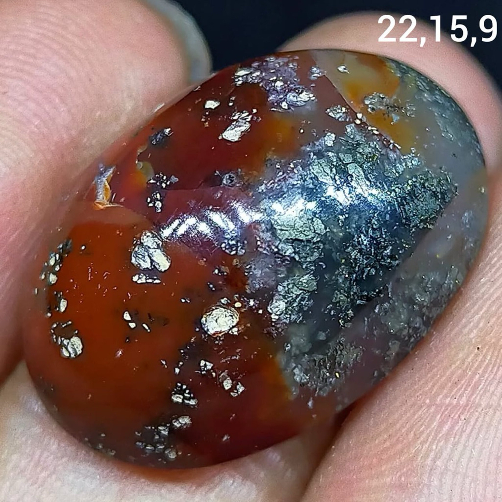 batu akik asli marcasite badar perak antik top hq natural (asli alam)