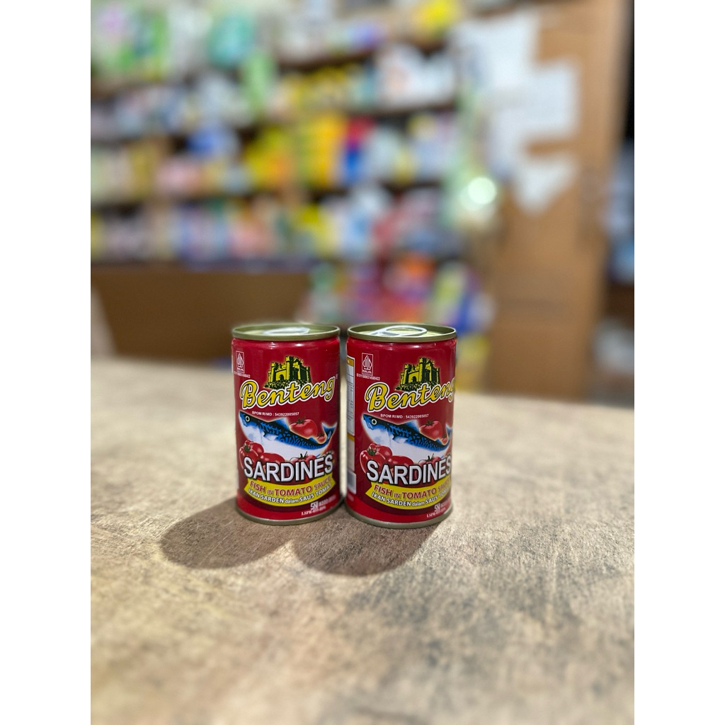 BENTENG SARDEN KALENG 155gr