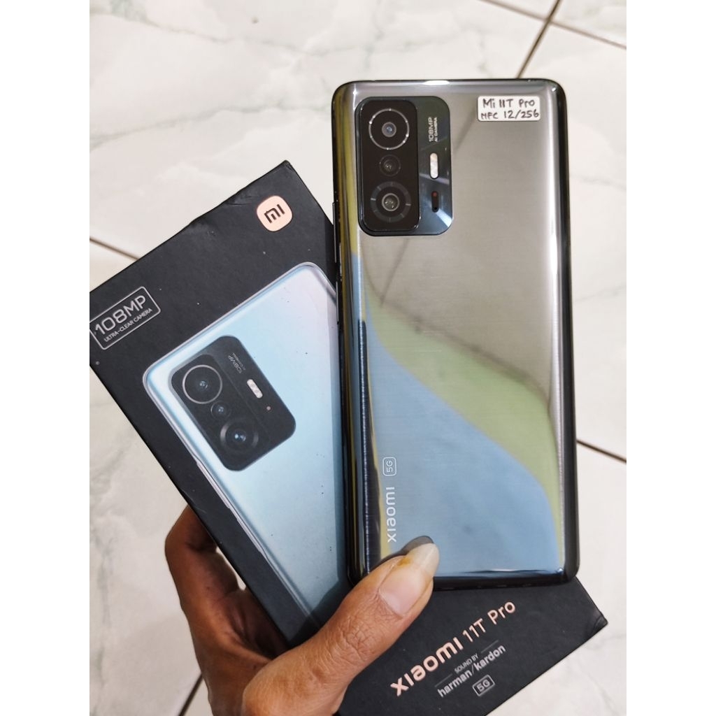 Xiaomi Mi11T Pro 5G 12/256 Fullset Mulus No Minus