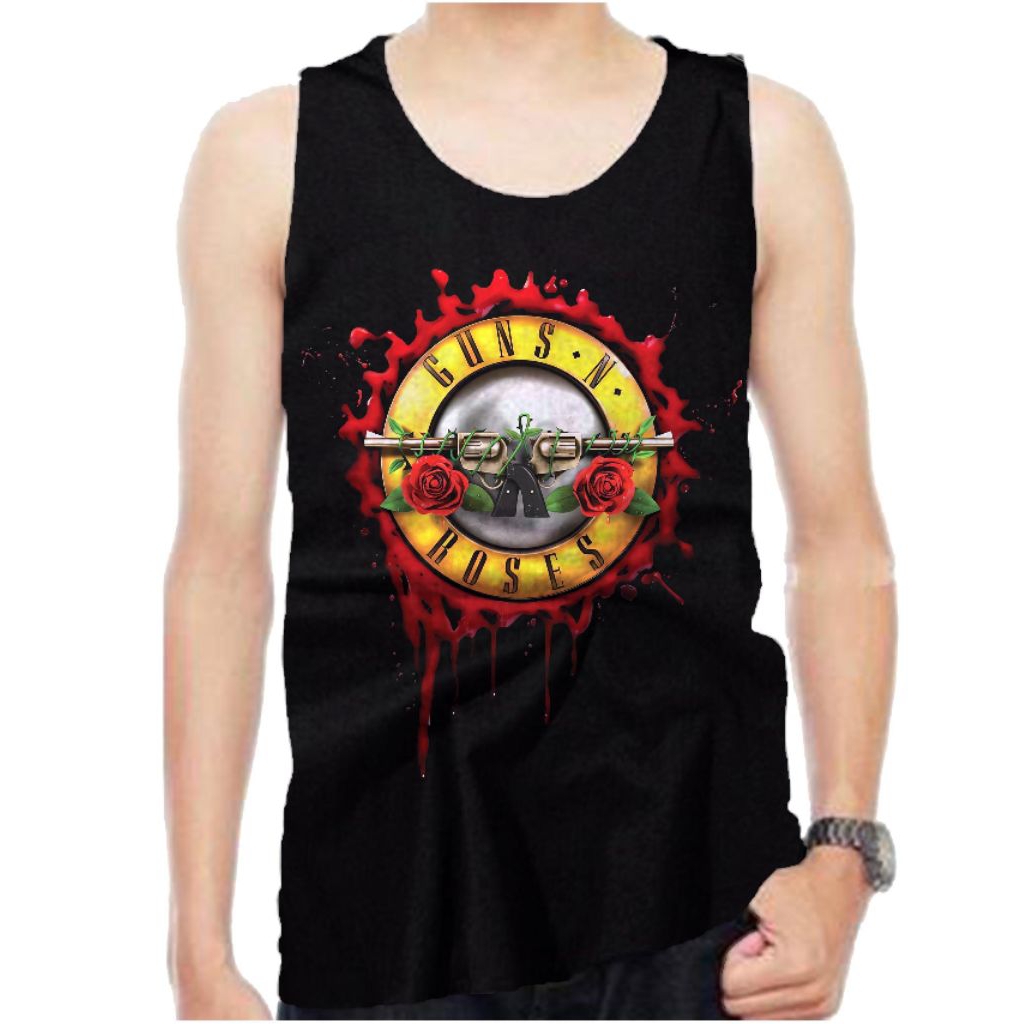 lekmong t-shirt gnr metal dewasa