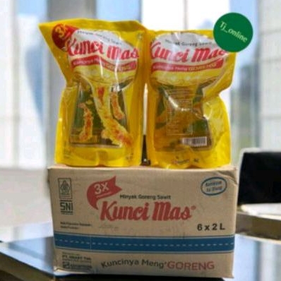 Minyak goreng kuncimas 2 liter pouch