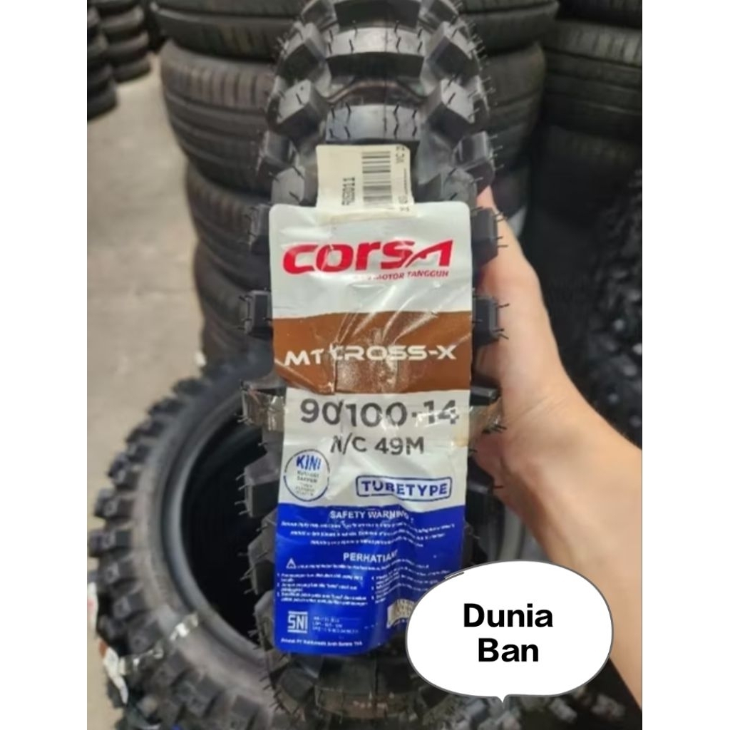 Promo Terlaris Termurah ( BISA COD) Corsa MT Cross Ban Luar Corsa 90/100-14 Ban Trail Corsa Ring 14 