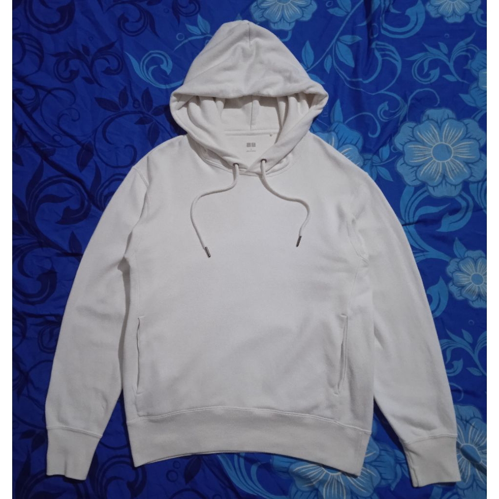 Hoodie UNIQLO Broken White Original