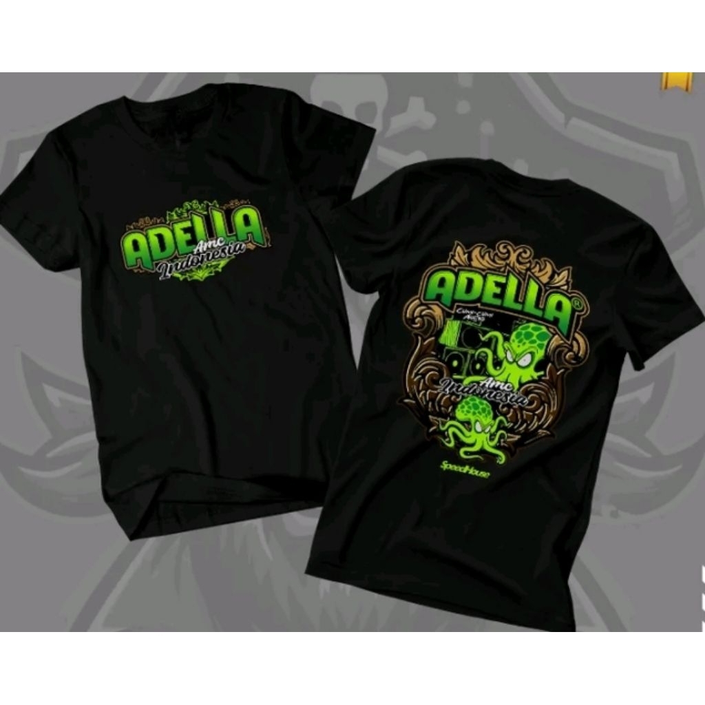KAOS ADELLA Comunity Musik Amc Indonesia T-shirt Hitam Unisex