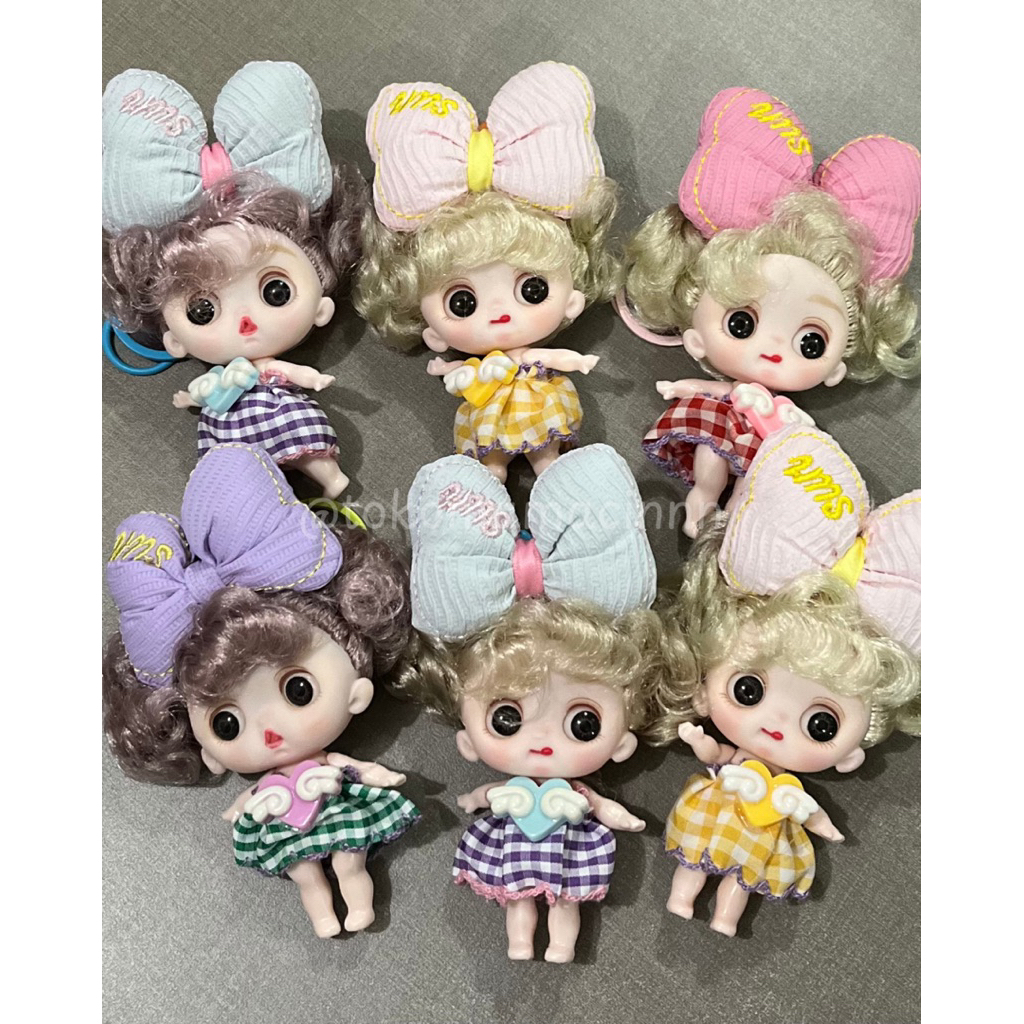 GANCI CUTE DOLL BAG CHARM KEYCHAIN BARBIE LUCU LIMITED EDITION