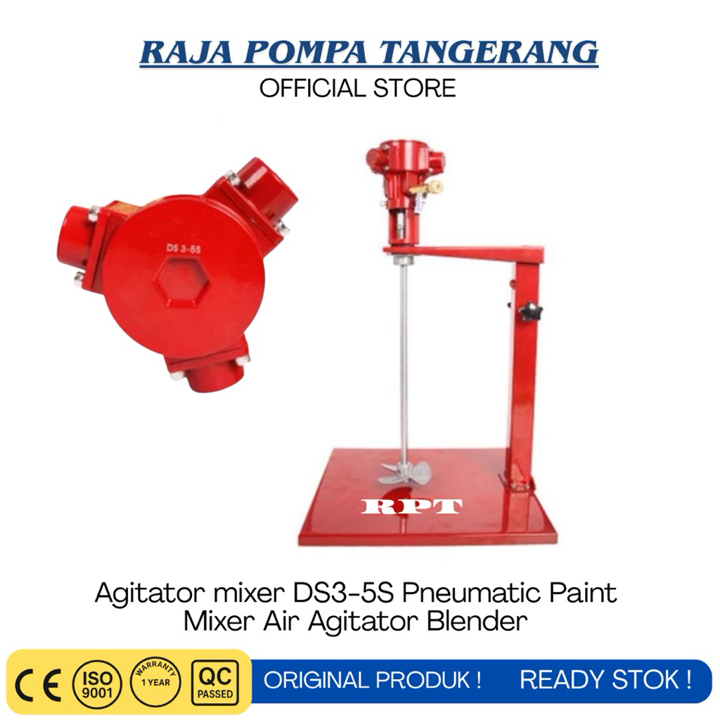 Agitator mixer DS3-5S Pneumatic Paint Mixer Air Agitator Blender