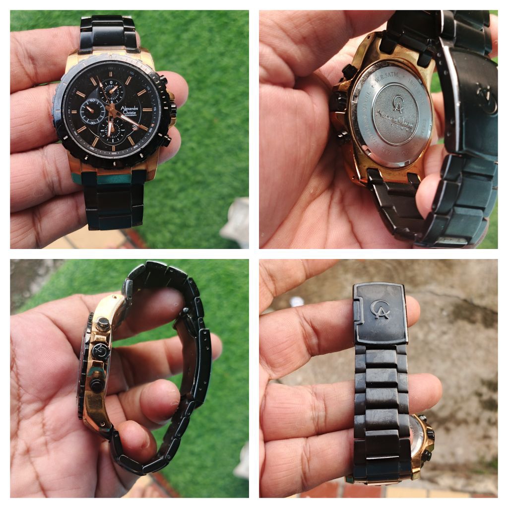Jam Tangan Pria Alexandre Christie AC 6141 Second