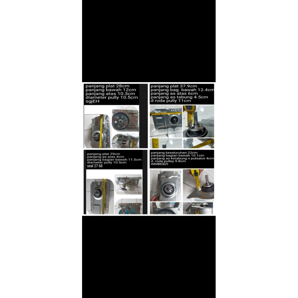 Gearbox denpoo DWF 073HT dwf 073ht dwf073ht gear box untuk mesin cuci top loading