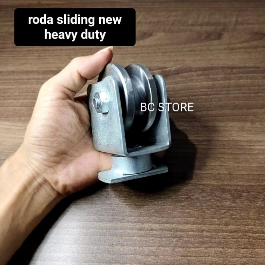 Store_Nolimit Roda Sliding Heavy Duti, Roda Sliding Rel Tikung Roda Sliding Pagar Lipat