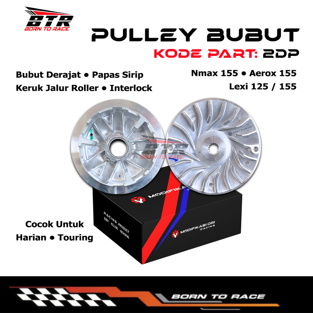 Pully Set Rumah Roller Dan Kipas Pully NMAX Aerox Lexi Custom Racing Ori || Rumah Roller Custom NMAX