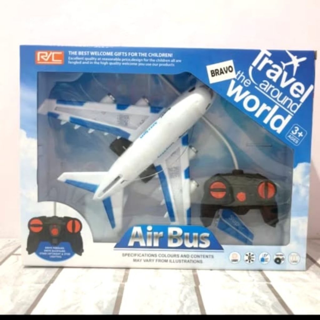 GOGO TOYS - MAINAN REMOTE PESAWAT AIR BUS/MAINAN ANAK MURAH 8004