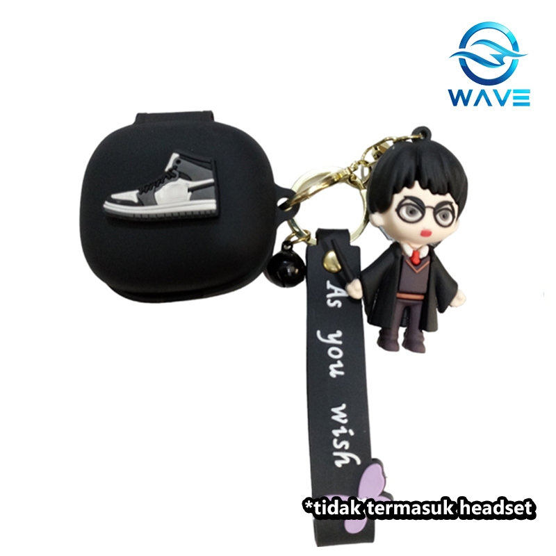 [R50i] Case Karakter Soundcore R50i Jordan Hitam Premium Quality Soft Silicon Gan50