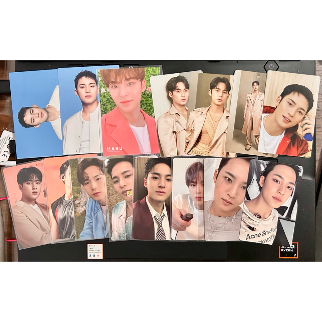 photocard seventeen mingyu - cxm hype vibes happy burstday spill the feels seventeenth heaven sector