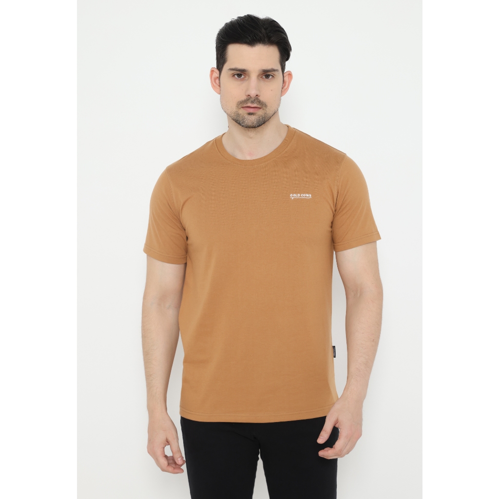 Gold Cows Kaos Katun Pendek Basic Polos