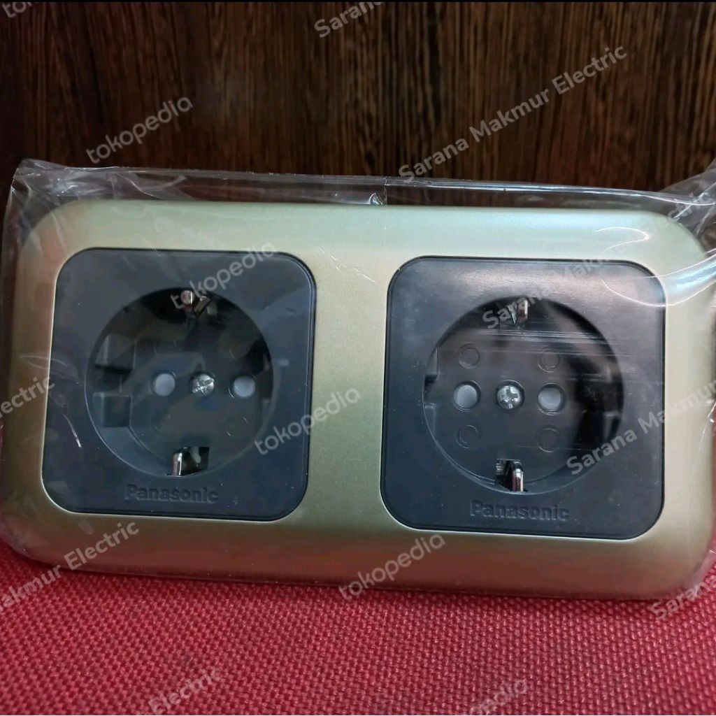 STOP KONTAK PANASONIC 2 GANG
