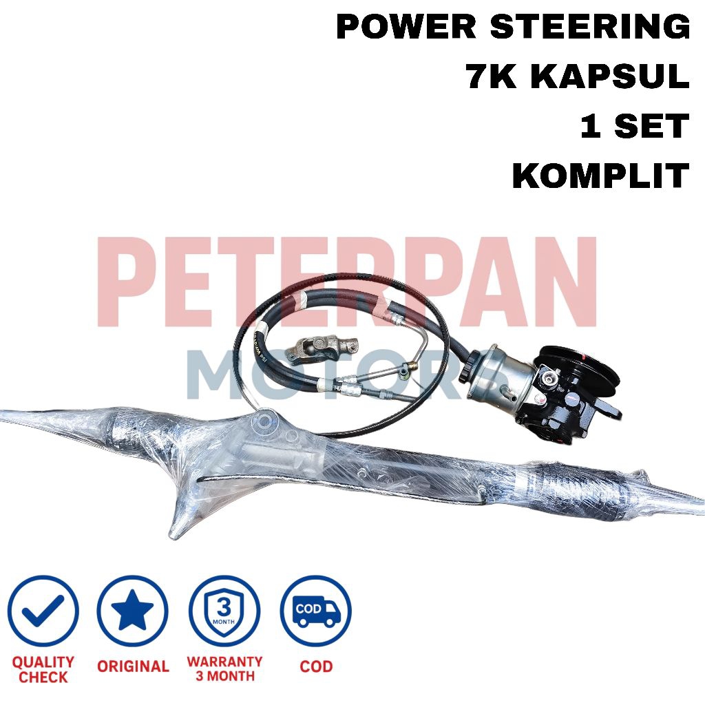 Rack Steer Pompa Power Steering Toyota Kijang 7K Kapsul 1 Set Komplit