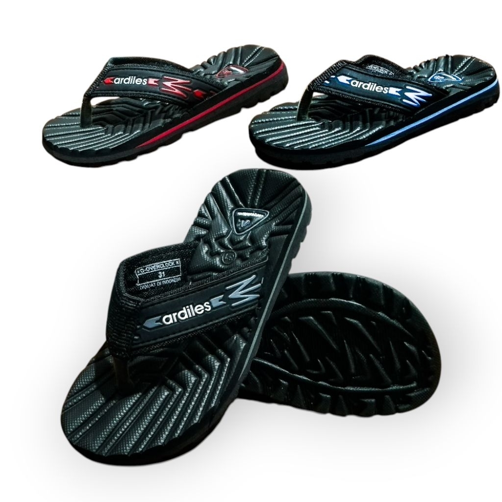 Sandal Anak Laki ARDILES OVERCLOCK / Sendal Jepit Anak Cowok kecil dan Tanggung karet Eva sol ARDILE
