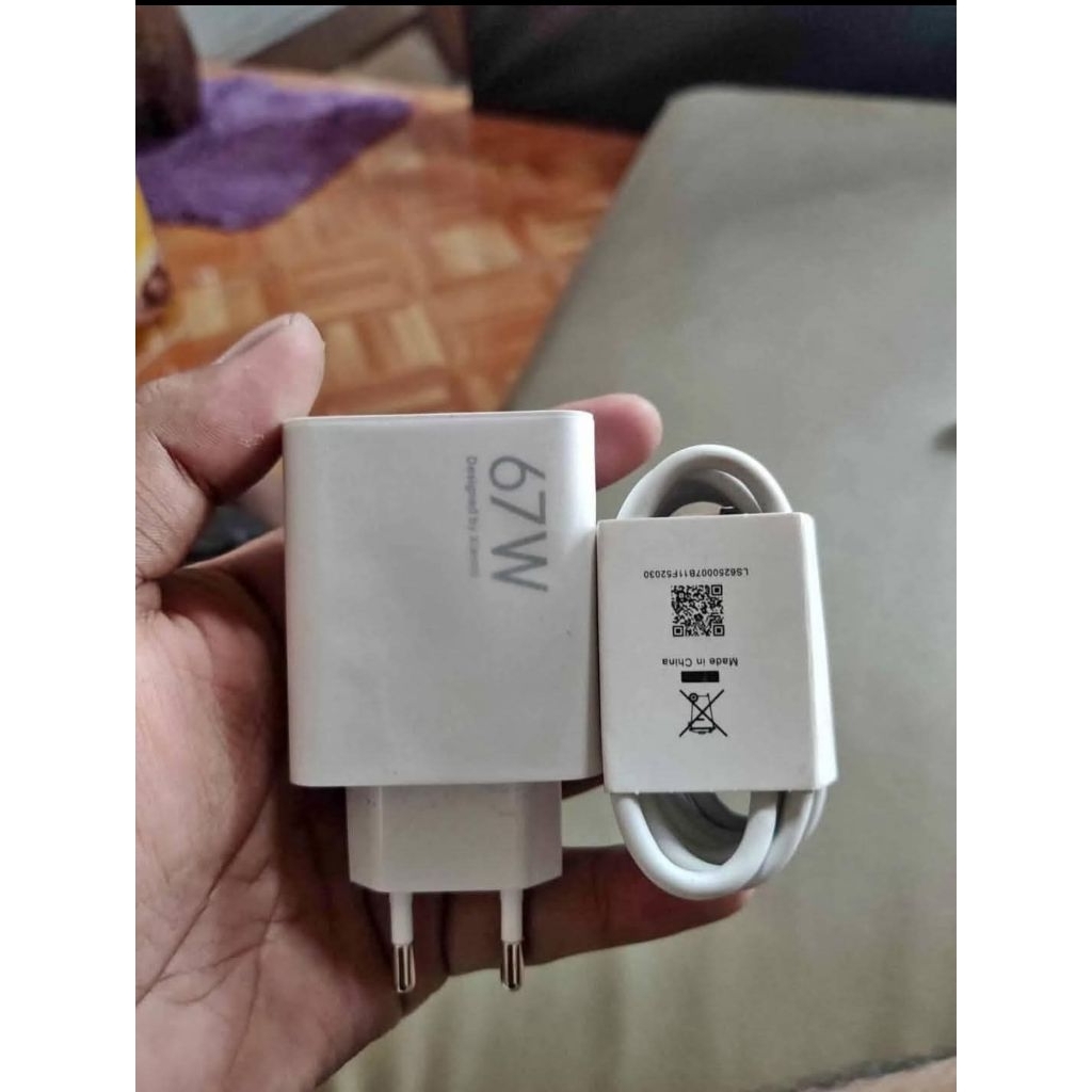 charger 67watt ori bekas hp xiomi fast charging & support decimal