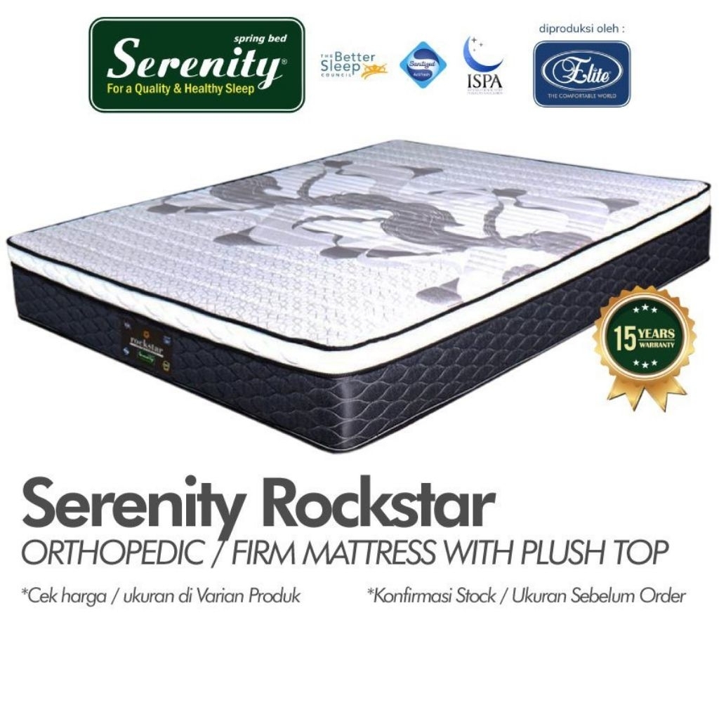 Kasur / Busa / Matras / ELITE / SERENITY / serenity Rockstar