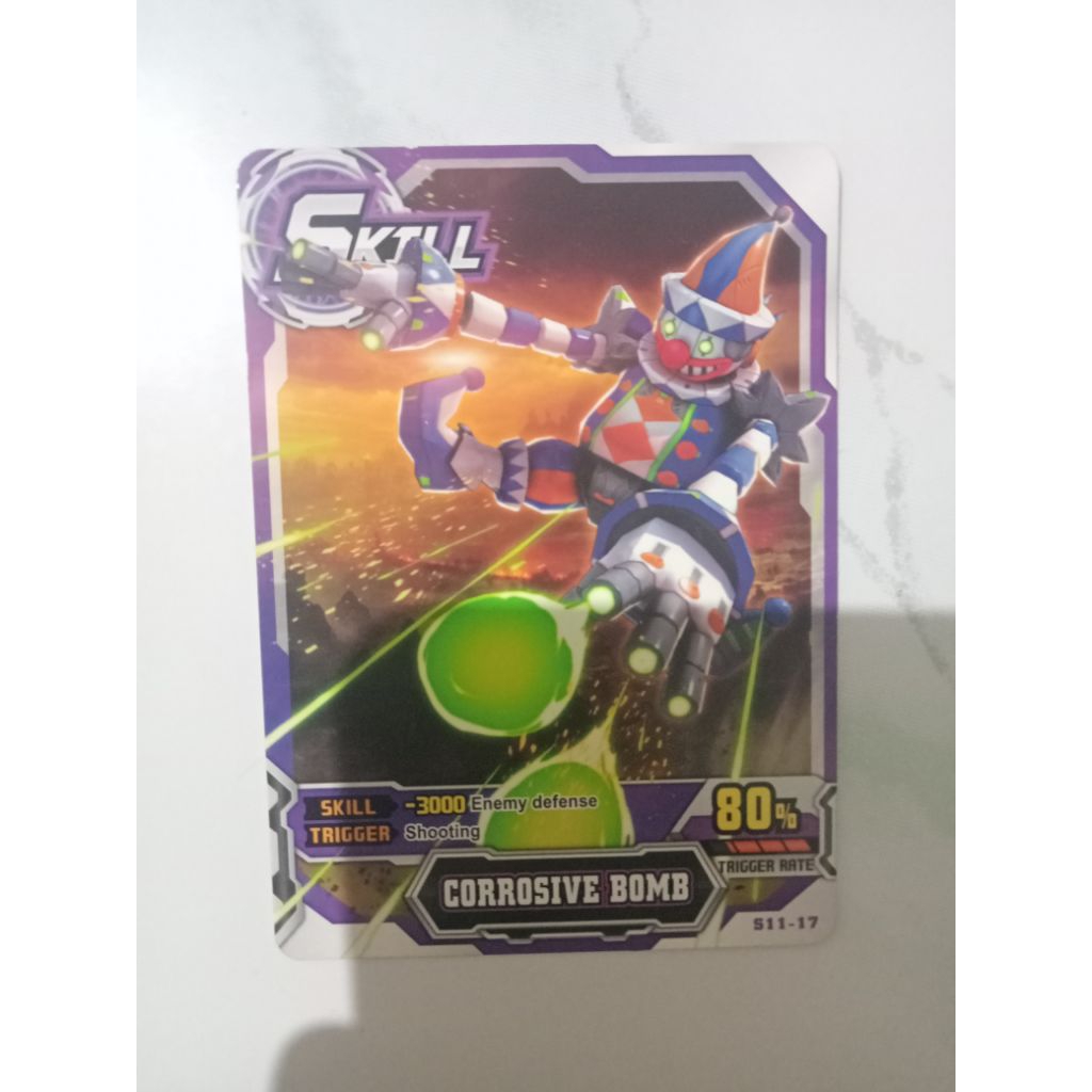 Kartu ori Hero of Robots Corrosive Bomb