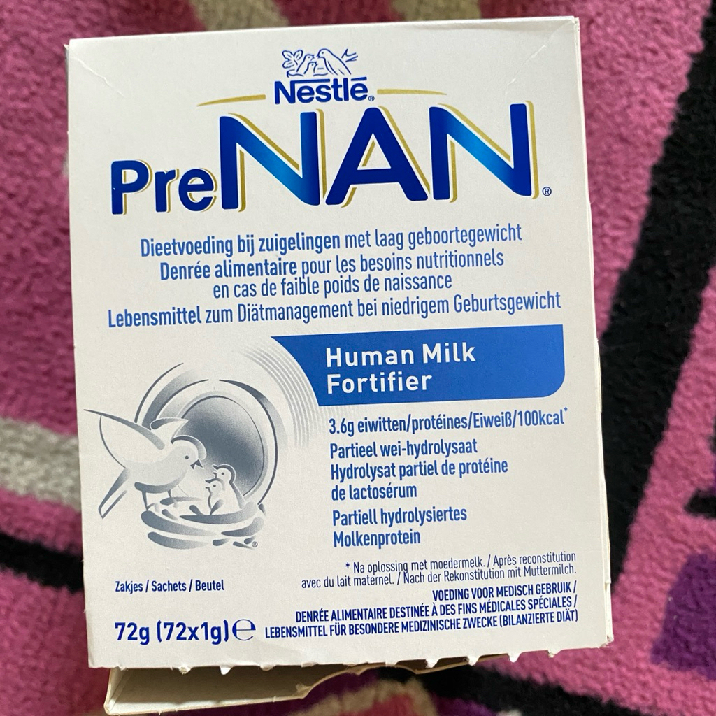 HMF PreNAN Netsle ECER // HMF Human Milk Fortifier Nestle Box/Nutrisi bayi premature/nutrisi tambaha
