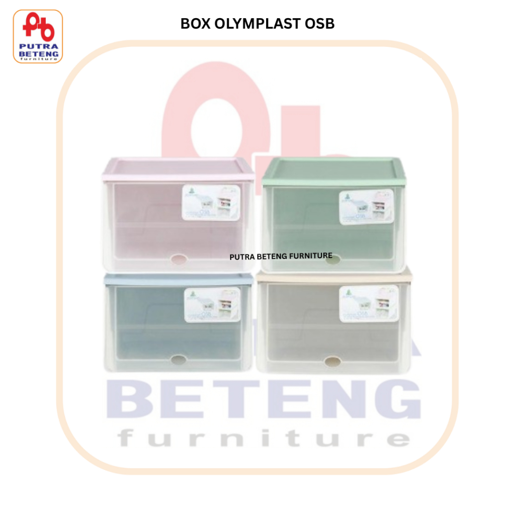 Olymplast Storage Box | Box Penyimpanan Serbaguna Plastik Susun OSB