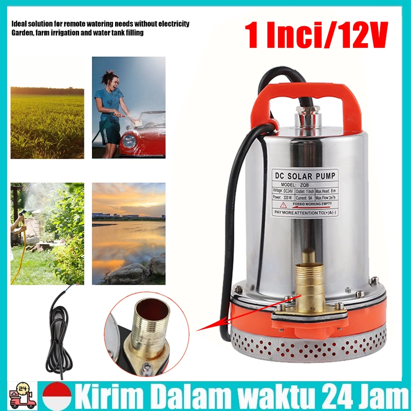 Mesin Pompa Air Kolam Celup Submersible Water Pump Air Celup Pompa Air Celup DC12V