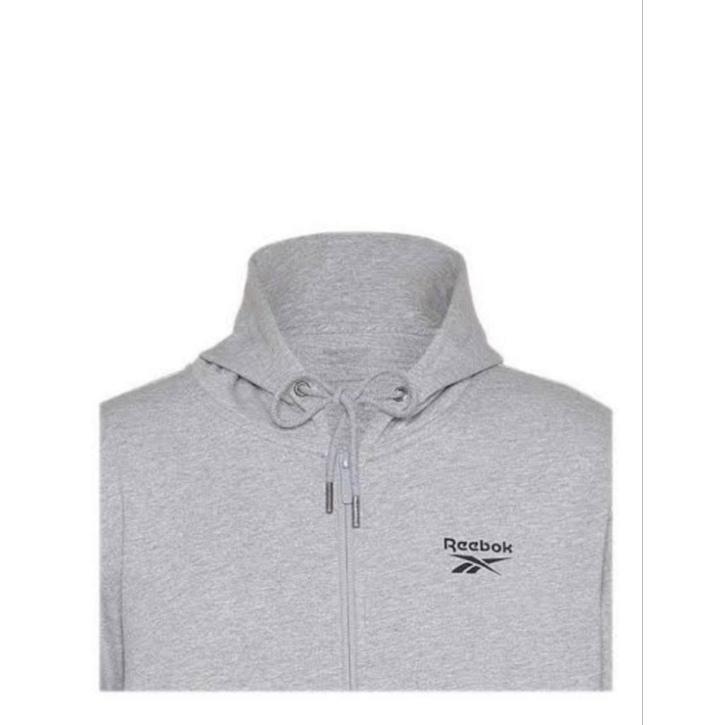 Jacket Pria Reebok Afgan Lifestyle Men Full Zip Hoodie. Melange. REEMJ2499G