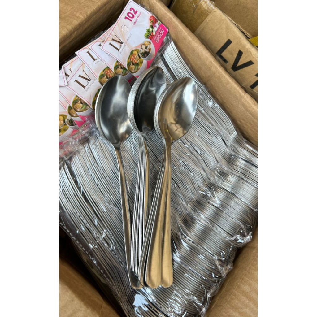 Sendok LV tebal 40gr satu lusin