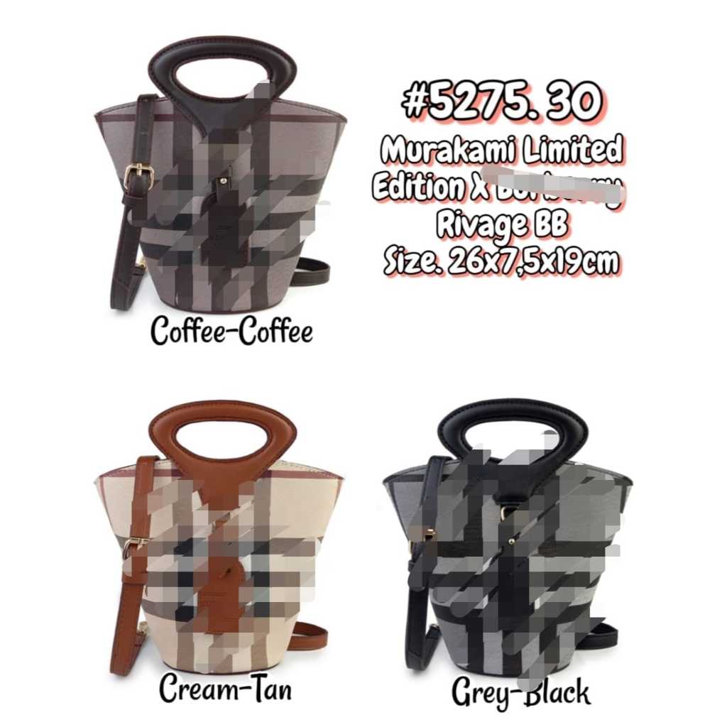 Tas Selempang Bucket Burbur Murakami_ Velvet Bag House [BM-1]
